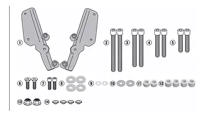 KAPPA KTM TOPBOX BRACKET KR7710 - 790 ADVENTURE / R (19-20)