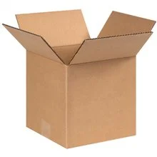 Partners Brand Corrugated Cartons, 8in x 8in x 8in, Kraft, Pack Of 25