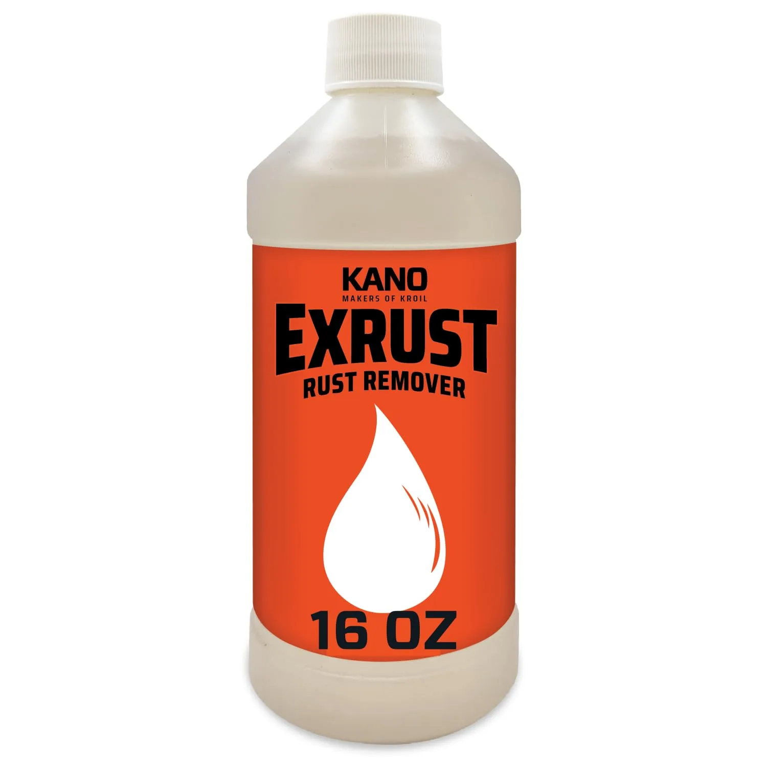 KROIL Kano Exrust Industrial Strength Rust Remover (Liquid-16oz Bottle-Single) | Penetrating Rust Removal for Steel