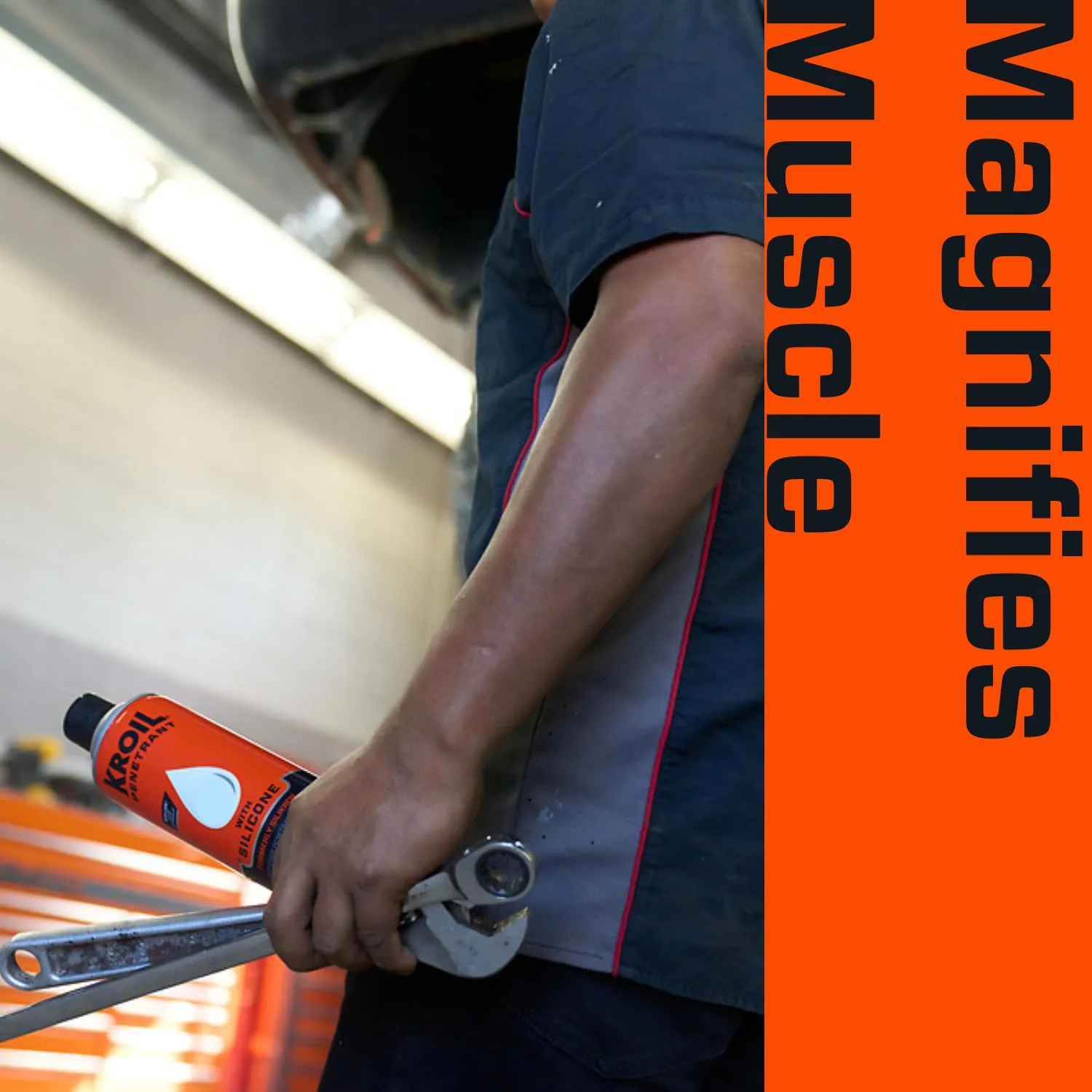 Kroil Original Penetrating Oil (Aerosol Spray-16.5oz Can-Single) | Penetrant for Rusted Bolts, Metal, Hinges, Chains