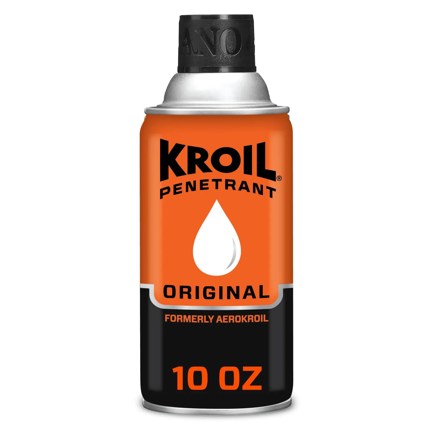 Kroil Original Penetrating Oil (Aerosol Spray-10oz Can-Single) | Penetrant for Rusted Bolts, Metal, Hinges, Chains