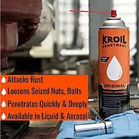 Kroil Original Penetrating Oil (Aerosol Spray-10oz Can-Case of 12) | Penetrant for Rusted Bolts, Metal, Hinges, Chains