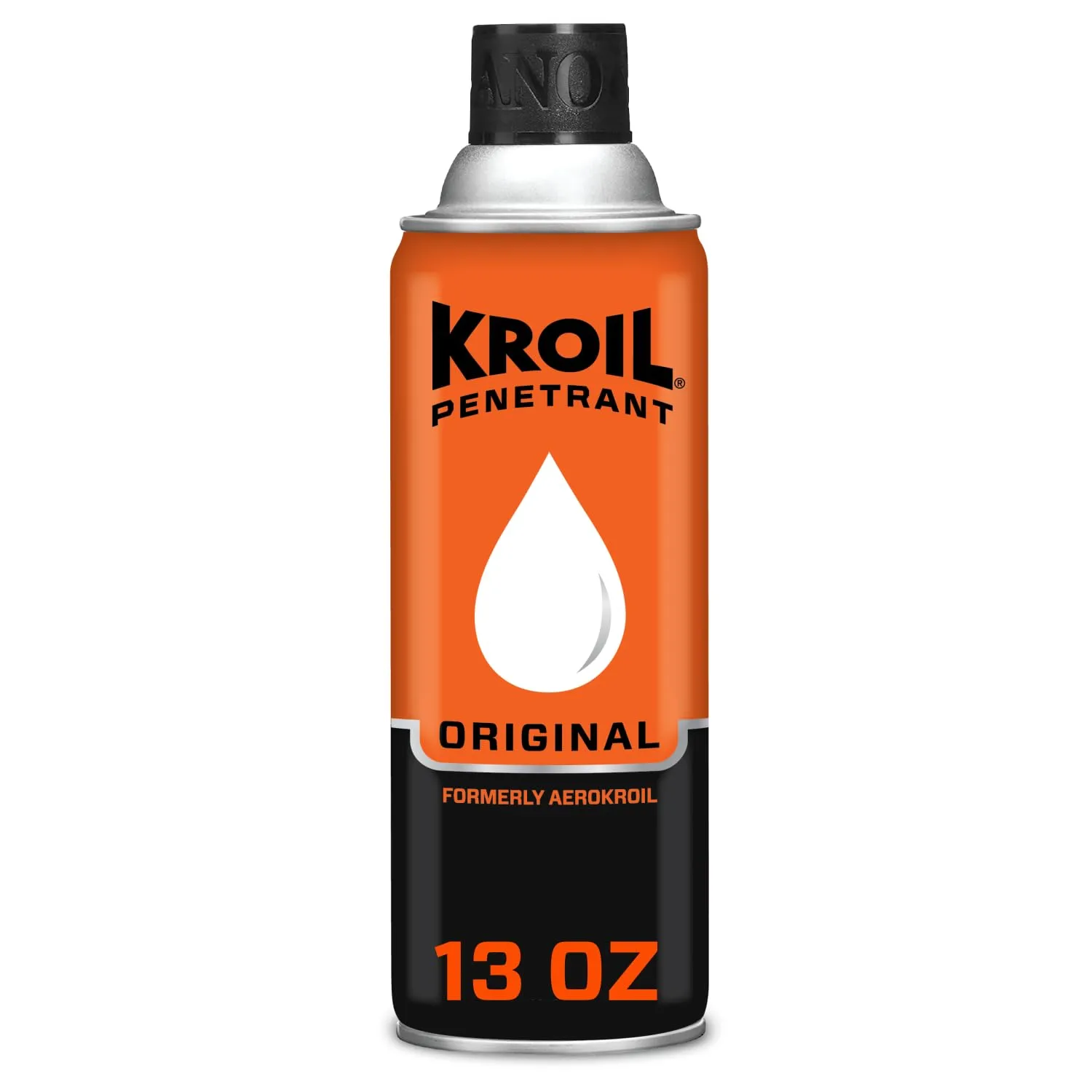 Kroil Original Penetrating Oil (Aerosol Spray-13oz Can-Single) | Penetrant for Rusted Bolts, Metal, Hinges, Chains