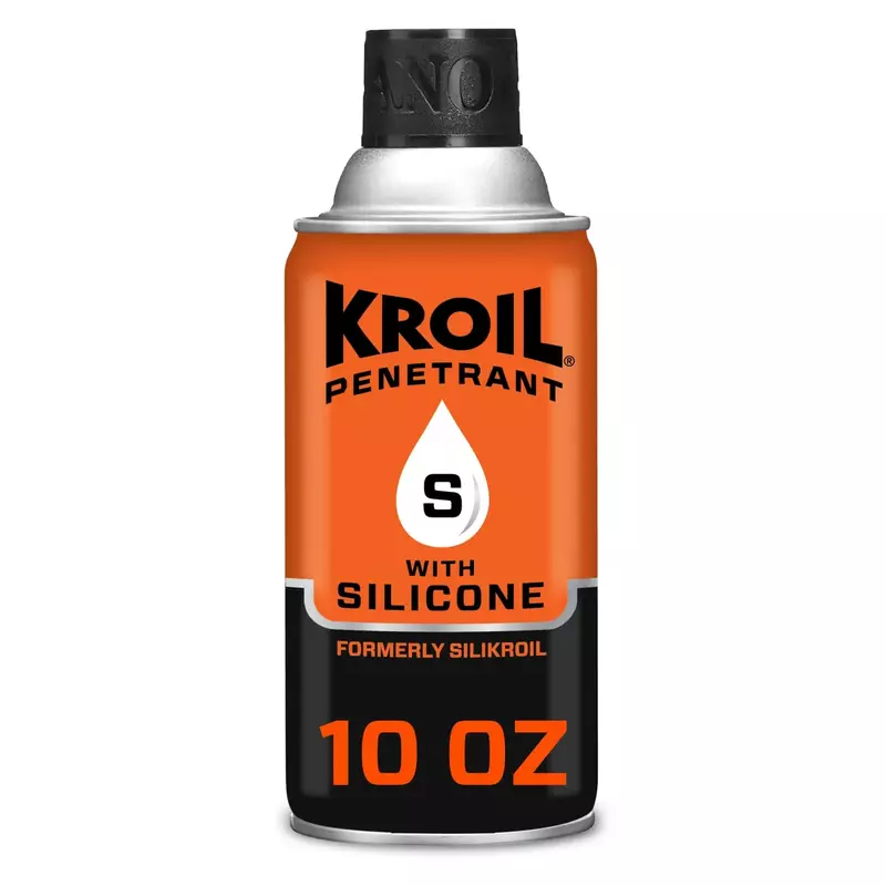 Kroil Penetrating Oil with Silicone (Aerosol Spray-10oz Can-Single) | Penetrant for Rusted Bolts