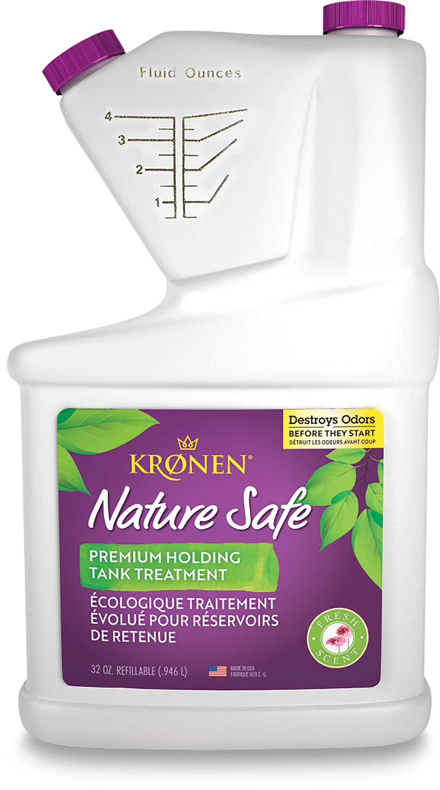 PROPACK Kronen KHT0001-S Tip and Measure Holding Tank Treatment - 32 oz.