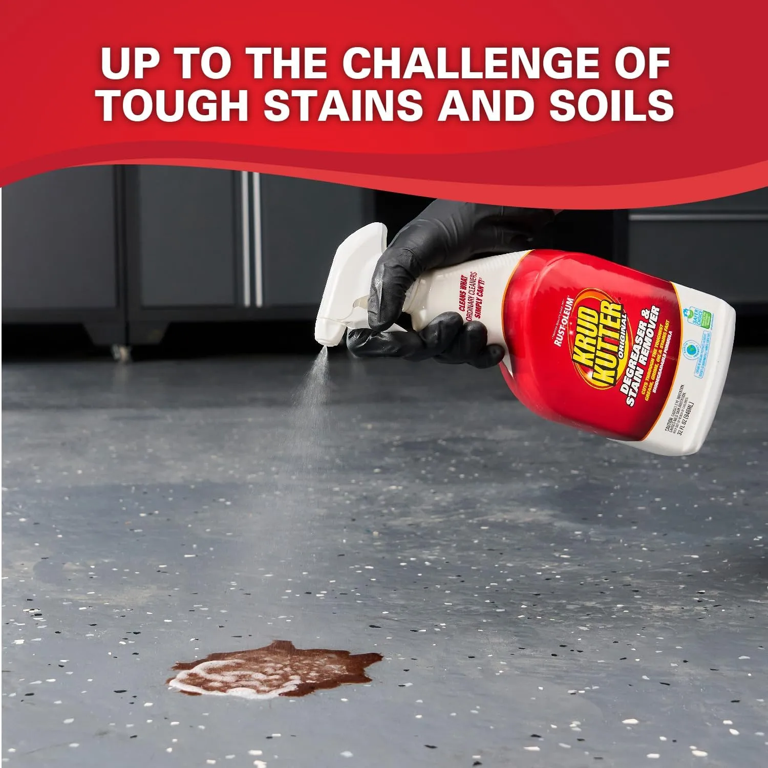 Krud Kutter KK326 Original Concentrated Cleaner/Degreaser Stain Remover Spray, 32 oz 32 Fl Oz (Pack of 1) Spray