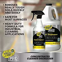 Krud Kutter Pro Concentrated Cleaner Degreaser, 32 Oz, Clear, Pack Of 6 Bottles