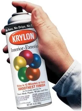 Krylon Industrial Acryli-Quik Lacquer Gloss White