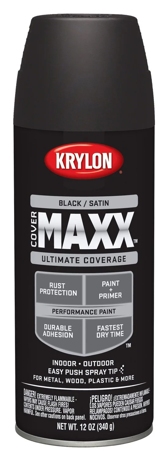 Krylon COVERMAXX Spray Paint (Paint + Primer), 12 Ounce