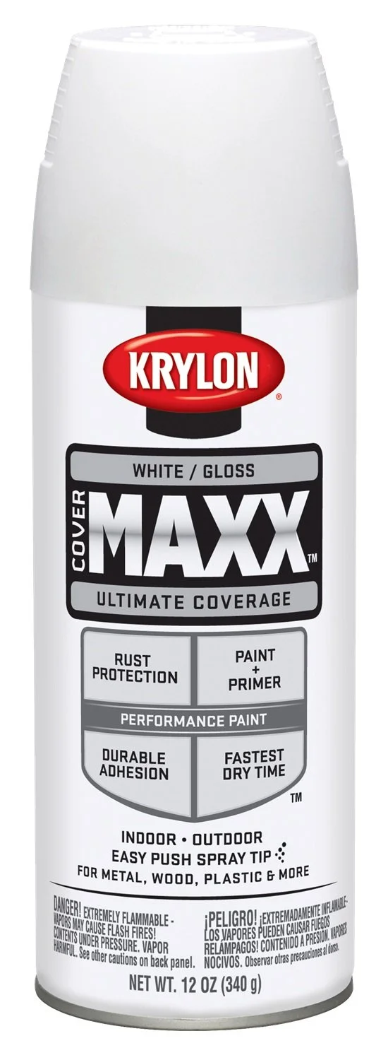 Krylon COVERMAXX Spray Paint (Paint + Primer), 12 Ounce
