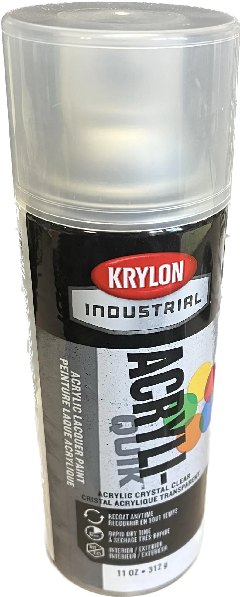 Krylon K01301A00 Crystal Clear Five Ball interior/Exterior Spray, 11 Oz