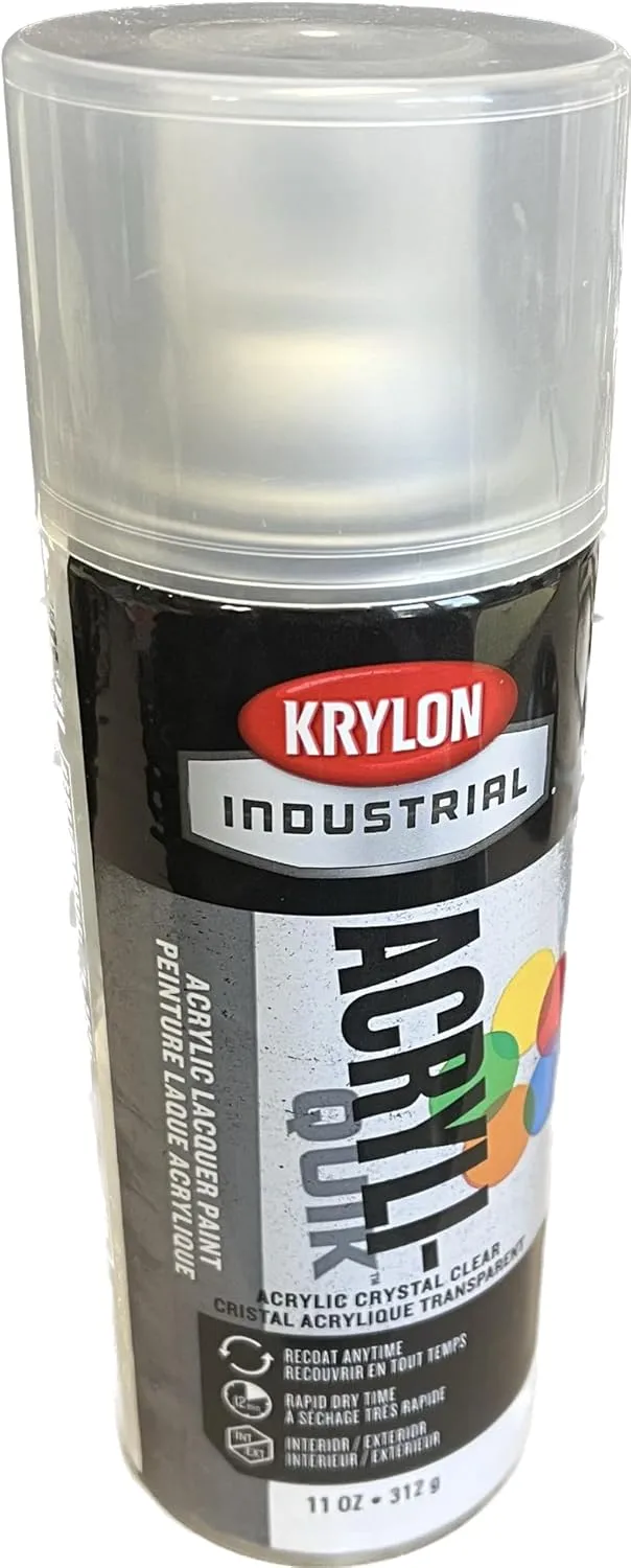 Krylon K01301A00 Crystal Clear Five Ball interior/Exterior Spray, 11 Oz