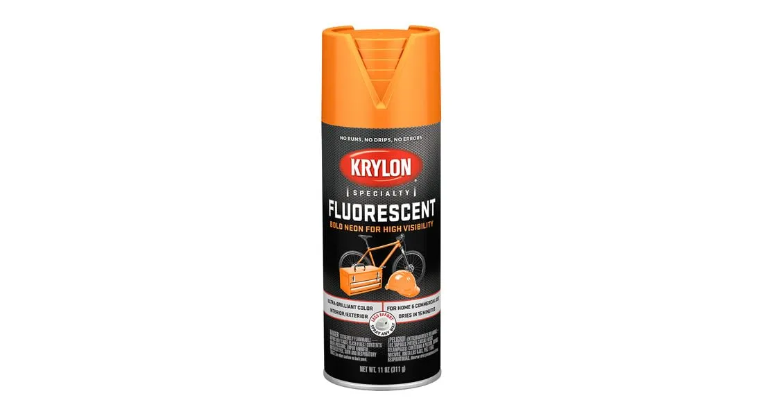 Krylon Fluorescent Indoor/Outdoor Aerosol Paint - 11 oz