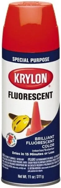 Krylon Fluorescent Indoor/Outdoor Aerosol Paint - 11 oz