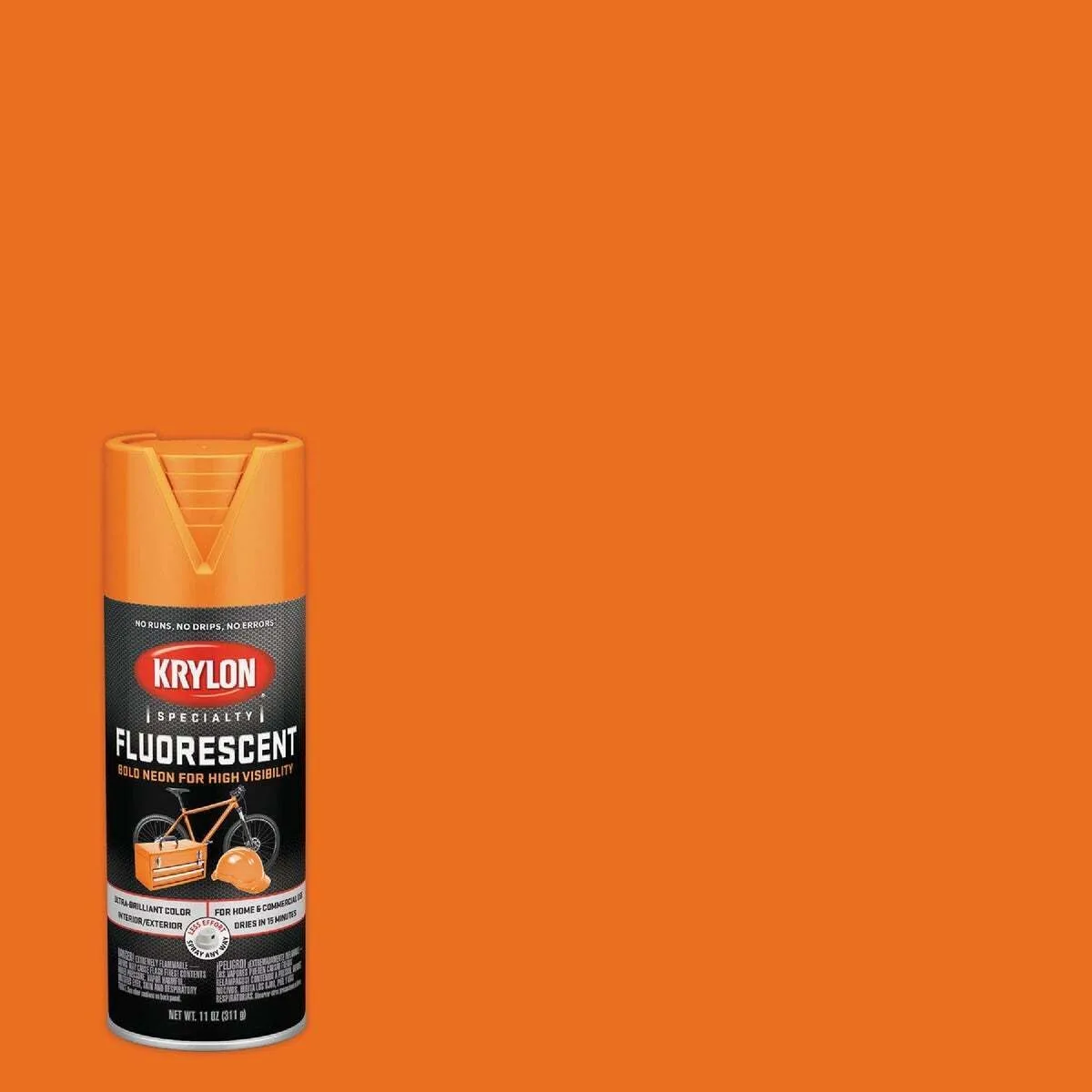Krylon Fluorescent Indoor/Outdoor Aerosol Paint - 11 oz