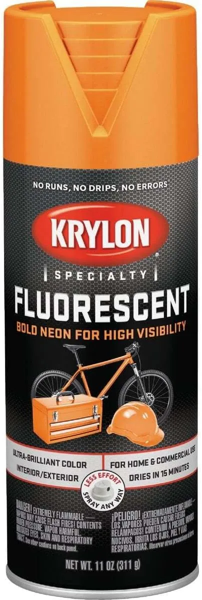 Krylon Fluorescent Indoor/Outdoor Aerosol Paint - 11 oz