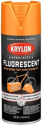 Krylon Fluorescent Indoor/Outdoor Aerosol Paint - 11 oz