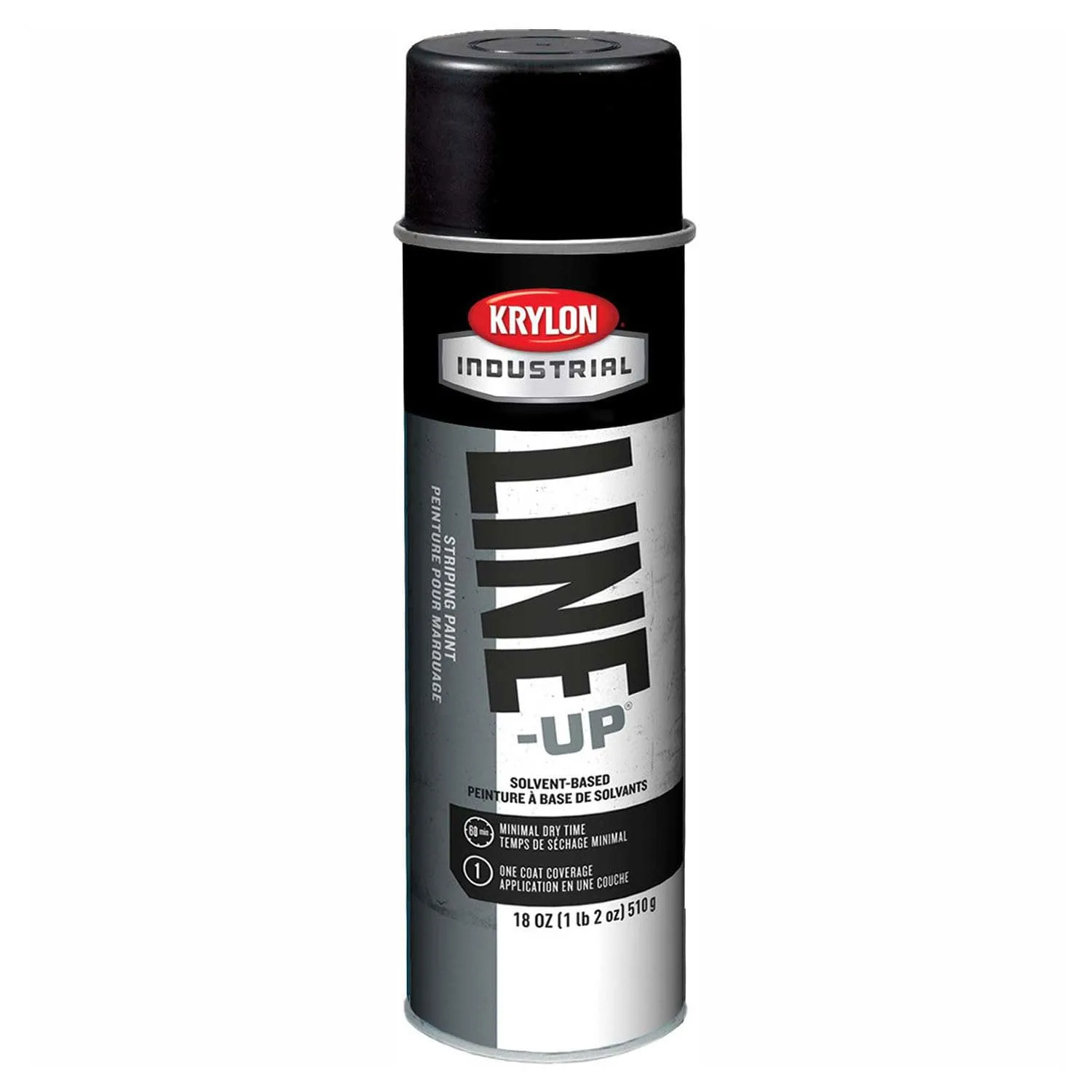 Krylon Pavement Cover-Up Striping Paint 18 oz., Black
