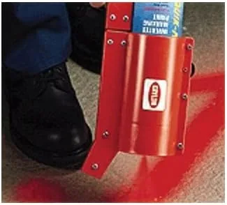 Quik-Mark™ Water-Based Fluorescent Caution Blue Inverted Marking Paint [Set of 12]