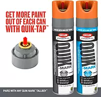 KRYLON Quik-Tap 17 fl oz Fluorescent Orange Marking Paint