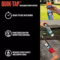 KRYLON Quik-Tap 17 fl oz Fluorescent Orange Marking Paint