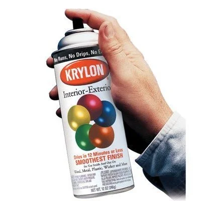 Krylon Interior/Exterior Spray Paint, Regal Blue, 12 oz Can, Pack of 6