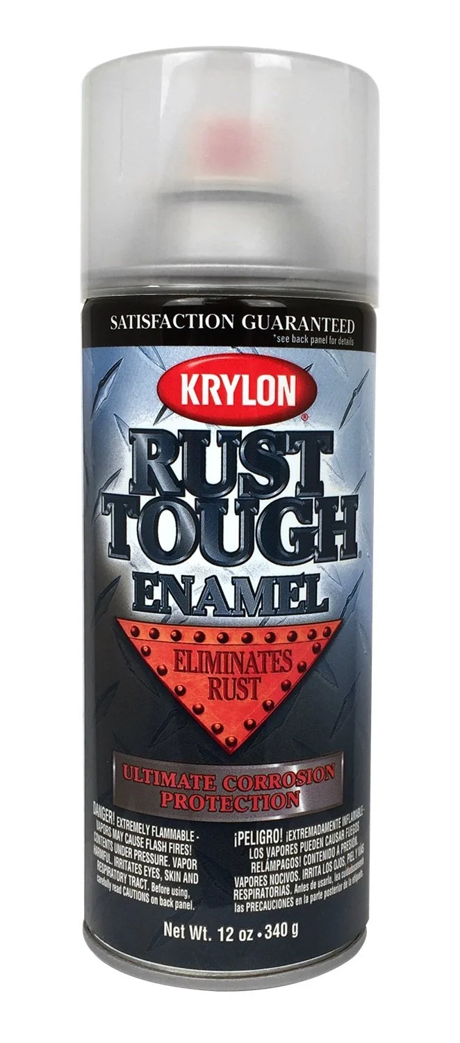 Krylon 12 oz. Rust Tough® Clear Finish Rust Preventive Enamel Paint Aerosol
