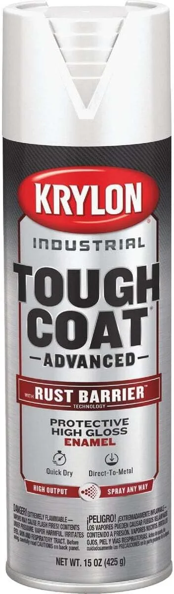Krylon Industrial Rust Tough Acrylic Enamel — Gloss White, 15 oz. Aerosol