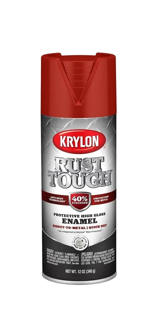 Krylon Rust Tough Rust Preventive Enamel - 12 oz Aerosol