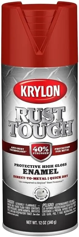 Krylon Rust Tough Rust Preventive Enamel - 12 oz Aerosol