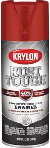 Krylon Rust Tough Rust Preventive Enamel - 12 oz Aerosol