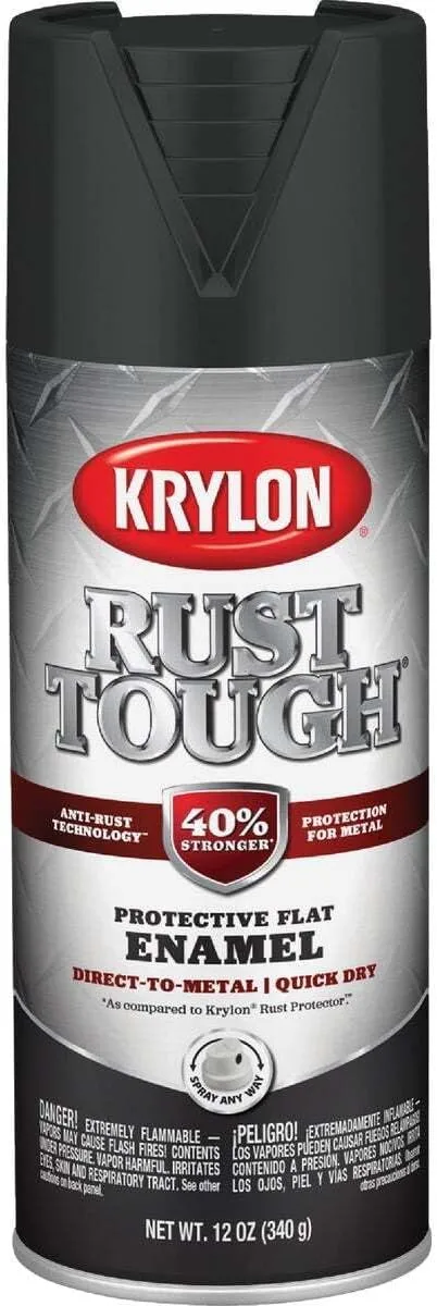 Krylon Rust Tough Rust Preventive Enamel - 12 oz Aerosol