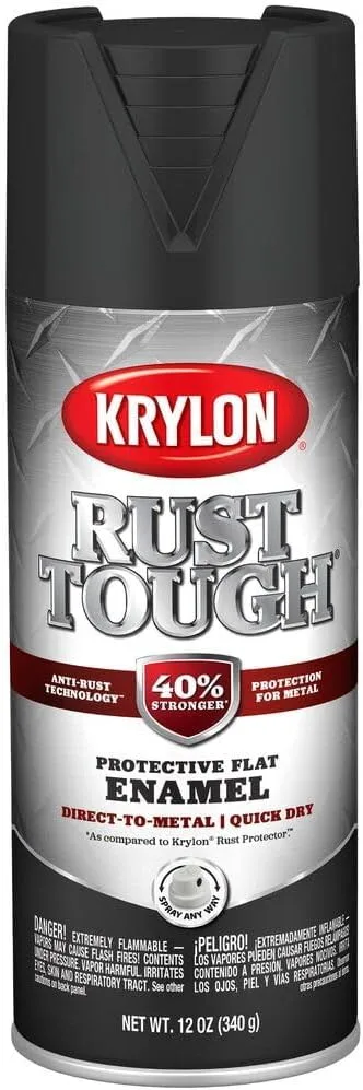 Krylon Rust Tough Rust Preventive Enamel - 12 oz Aerosol