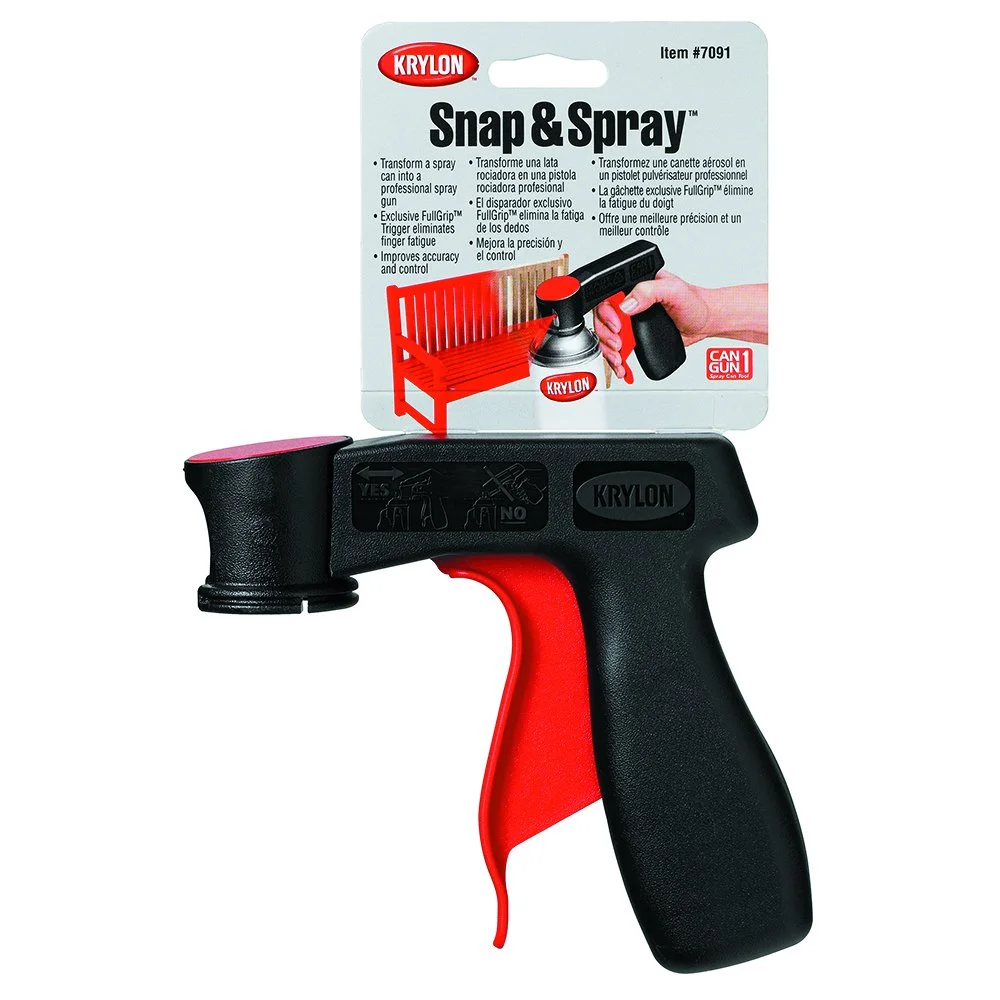 Krylon Snap & Spray Reuseable Spray Paint Gun For Cans