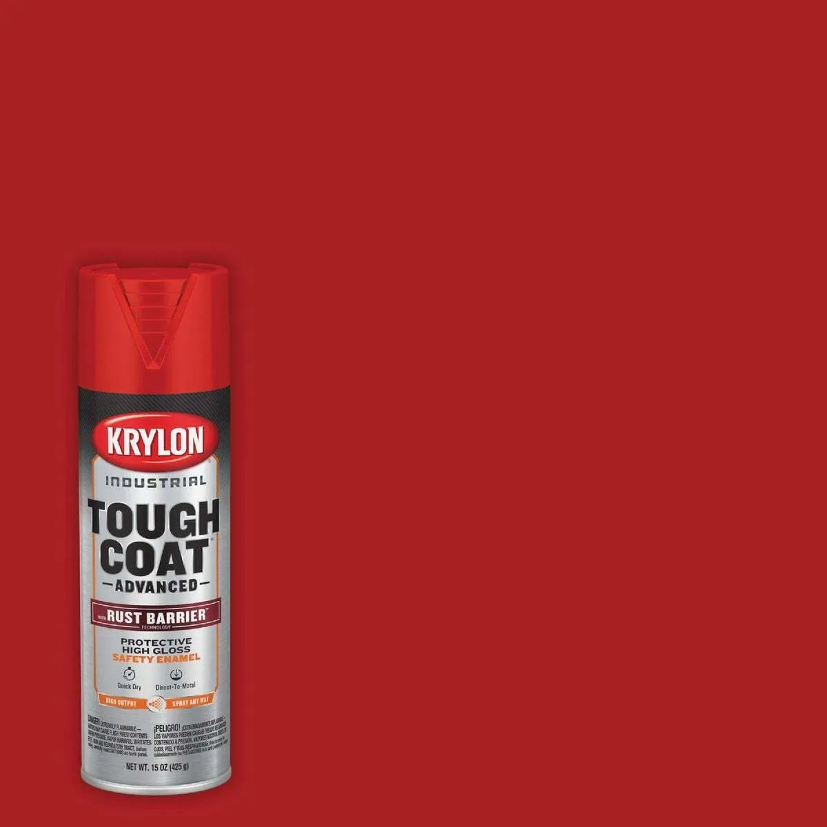 Tough Coat Aerosol Paint Gloss Safety/OSHA Red