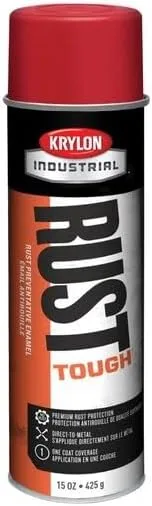 Tough Coat Aerosol Paint Gloss Safety/OSHA Red