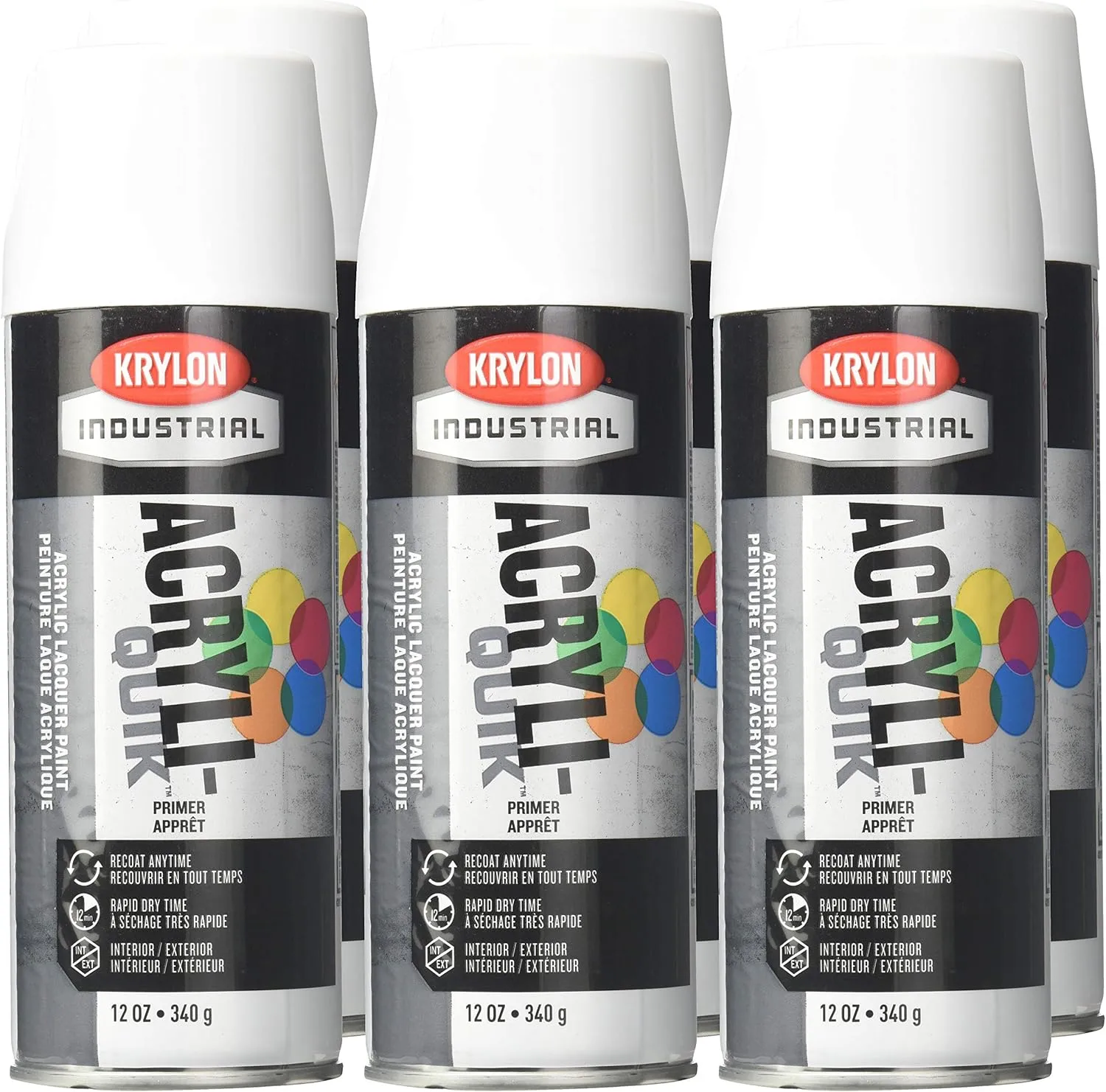 SHERWIN WILLIAMS GIDDS-800184 Spray Paint White Primer (Pack of 6)