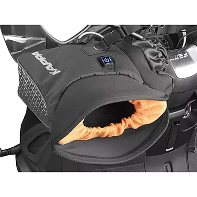 KAPPA ACCESSORIES SOFT HEATED BAR HAND MUFFS KS604 KS604 KAPPA ACCESSORIES SOFT HEATED BAR HAND MUFFS KS604 KS604