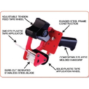 TAPE DISPENSER KANGARO 2" KTD-50 BLACK