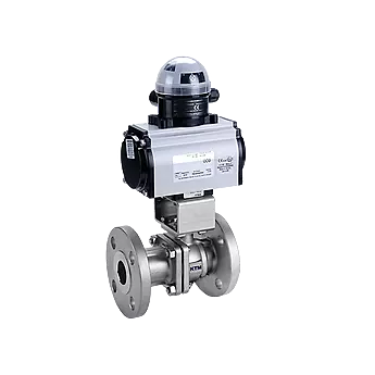 KTM Series EF190 Two-Piece Full Bore Ball Valve with Powered Actuator