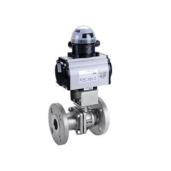 KTM Series EF190 Two-Piece Full Bore Ball Valve with Powered Actuator