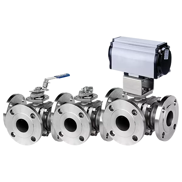 KTM Series NB1 Three Way Floating Ball Valves