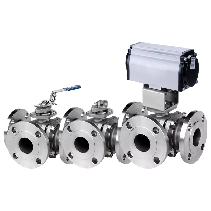 KTM Series NB1 Three Way Floating Ball Valves