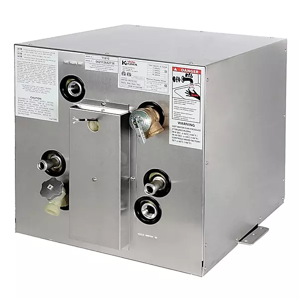 Kuuma 120V 6 Gallon Water Heater - Side Mount, Front Heat Exchange 11810