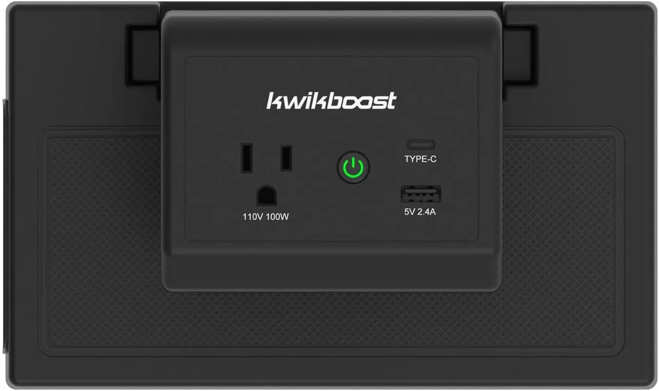 EdgePower – 3 Battery Kit – Clamp-On Portable Battery Charging Station – Cordless Power Solution for Classrooms and Offices