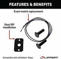 Lippert Replacement Switch Kit with Hinge Mount for Kwikee Electric Steps - 905327000