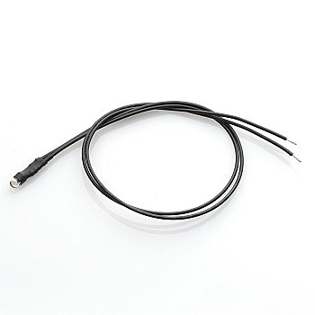 8VAC 4mm LED Lamp with 18" Wire Leads