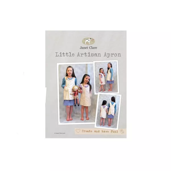 Little Artisan Apron Pattern by Janet Clare #JC177