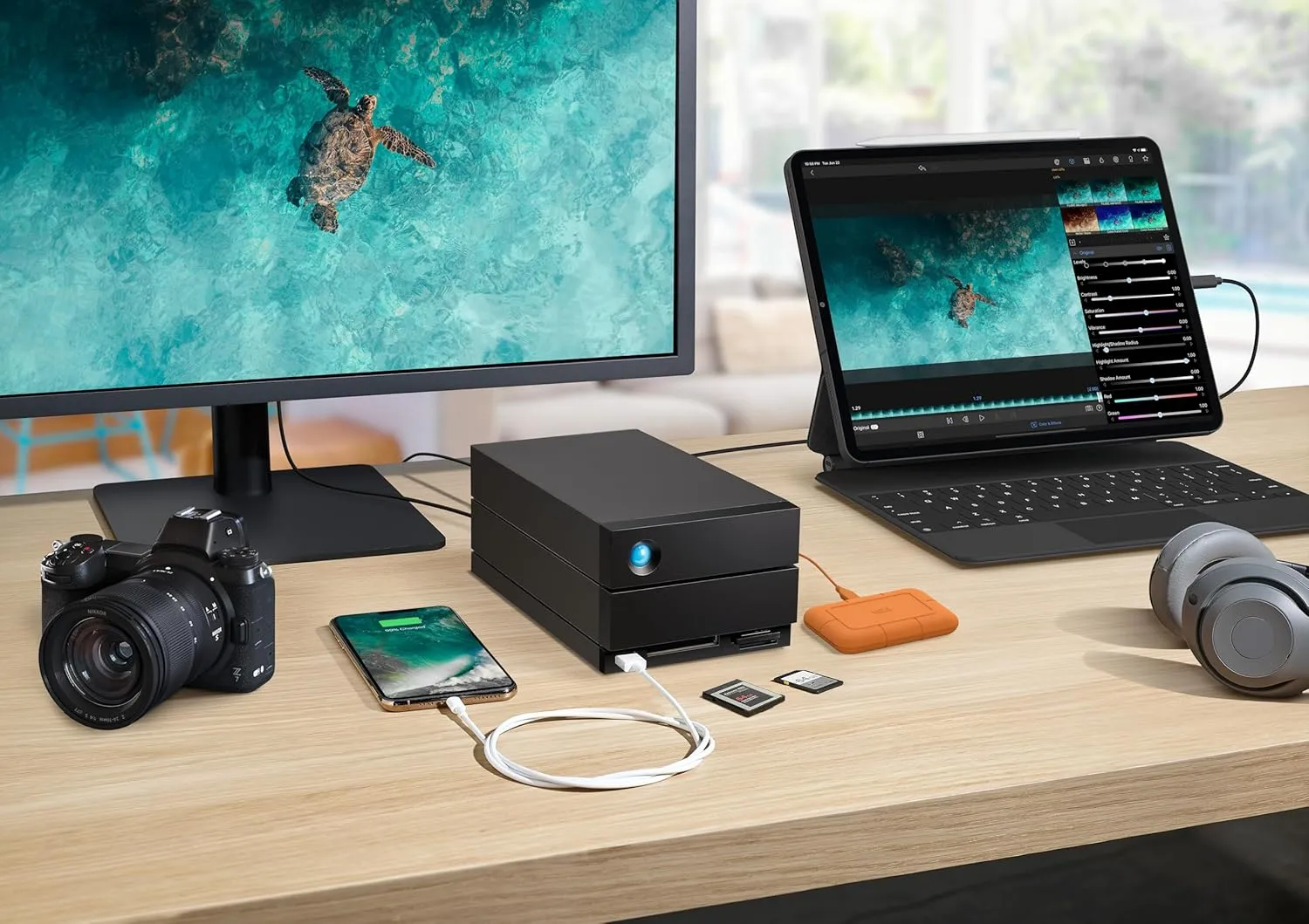 LaCie Seagate 2big Dock Desktop RAID External HDD