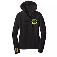 Women's Fitted Jersey Full Zip Hoodie
